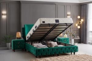 Lux Pro 150x200 Çift Kişilik Baza, Başlık Seti CP1409