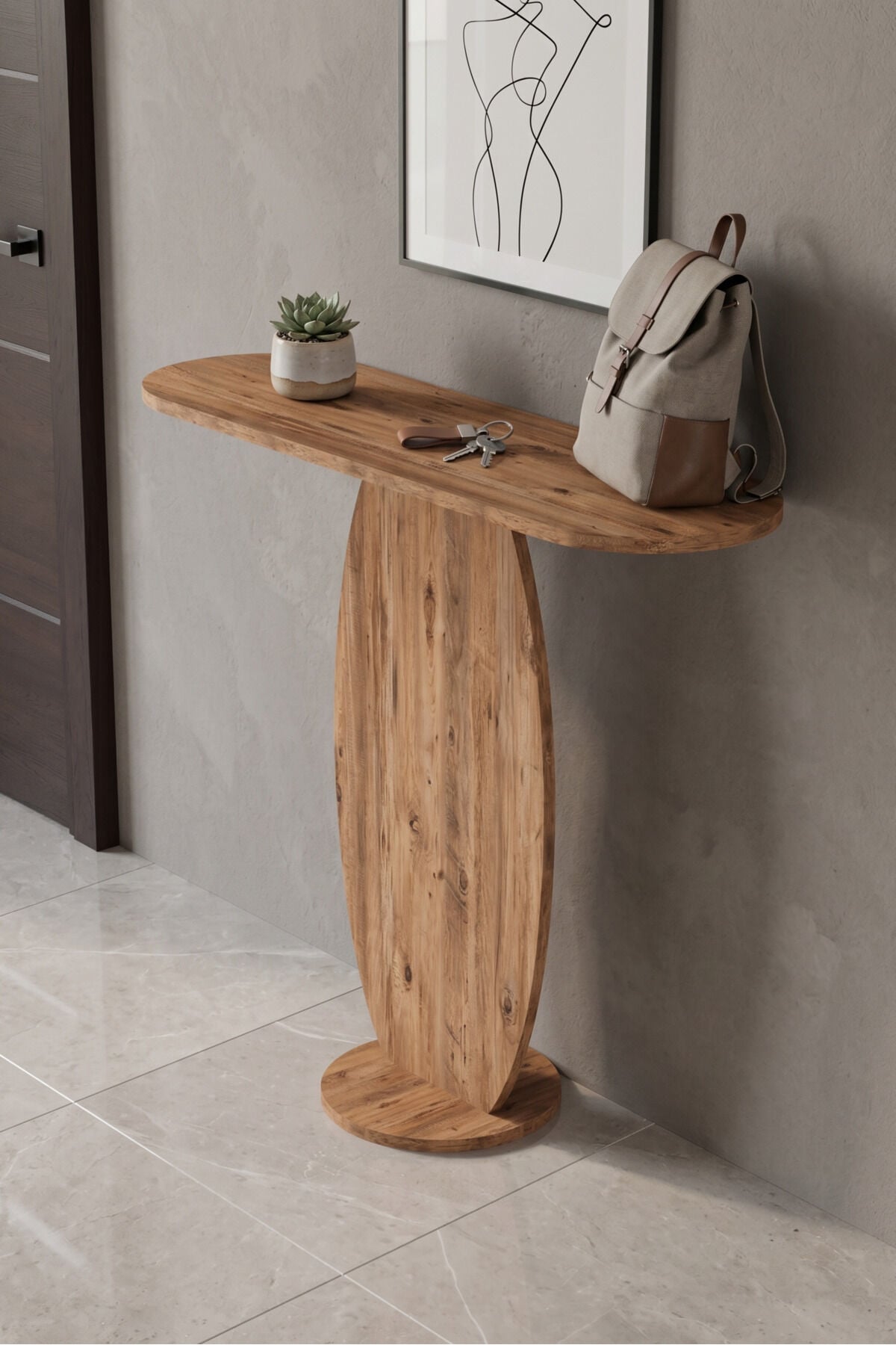 Console Table Modern Decorative Hallway Console Entrance Hall Corridor Living Room Console Table 7032 Atlantic Pine