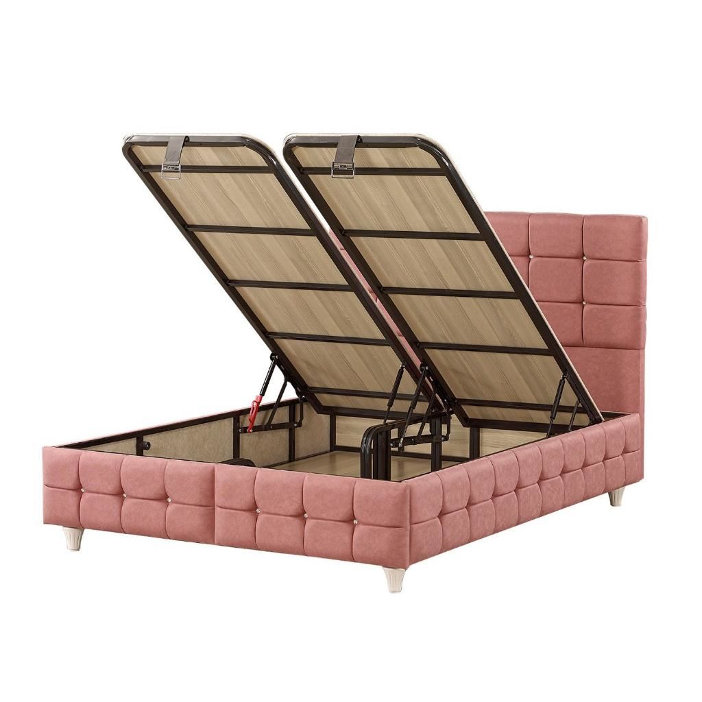 Eylul 150X200 Double Divan Base and Headboard Set EY186