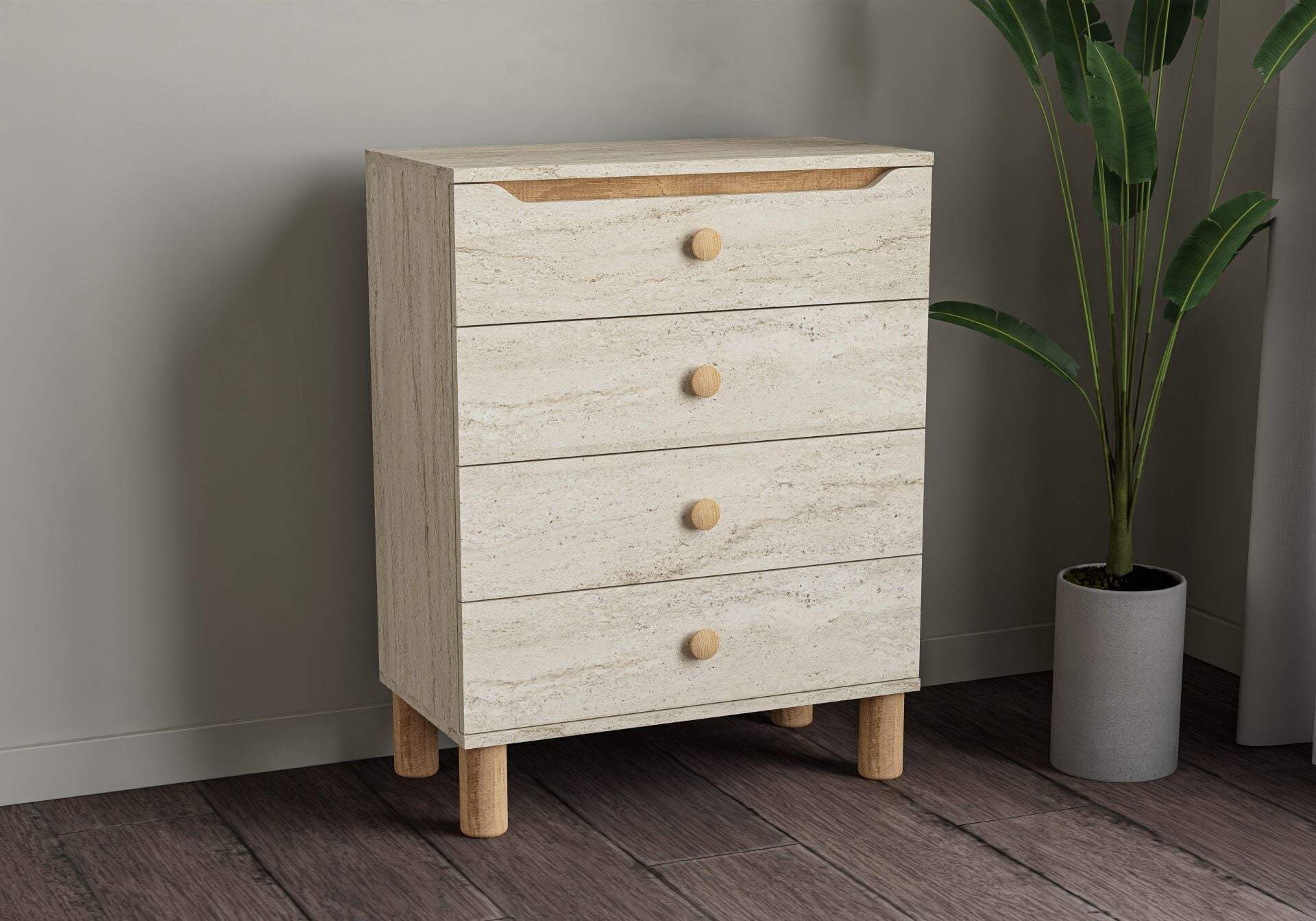 Carina Teenager's Room Set - Travertine TN0313