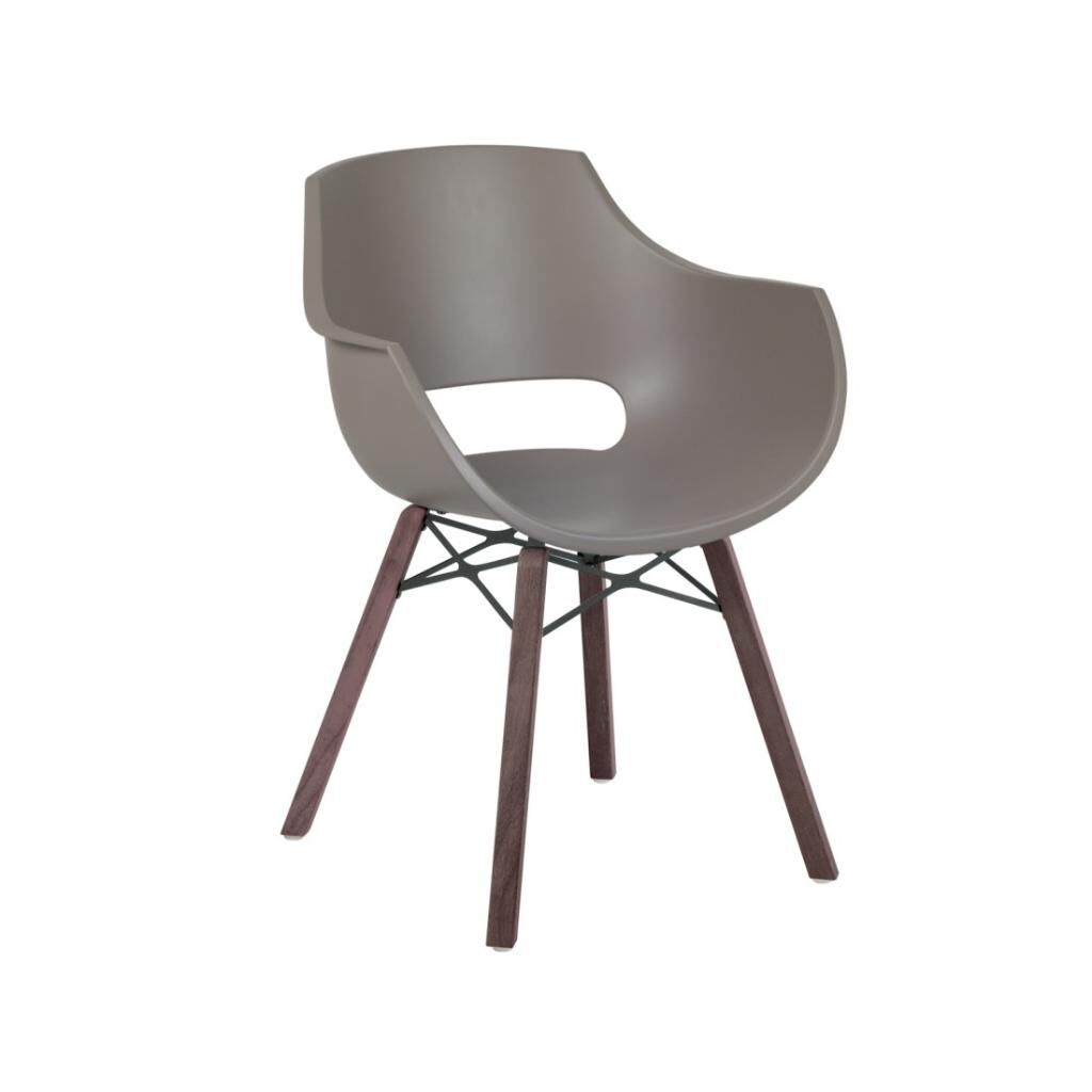 Opal Wox Pro (iroko-meşe) Küllü Kahve Ahşap Ayaklı Sandalye PPT1323