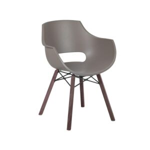 Opal Wox Pro (iroko-meşe) Küllü Kahve Ahşap Ayaklı Sandalye PPT1323