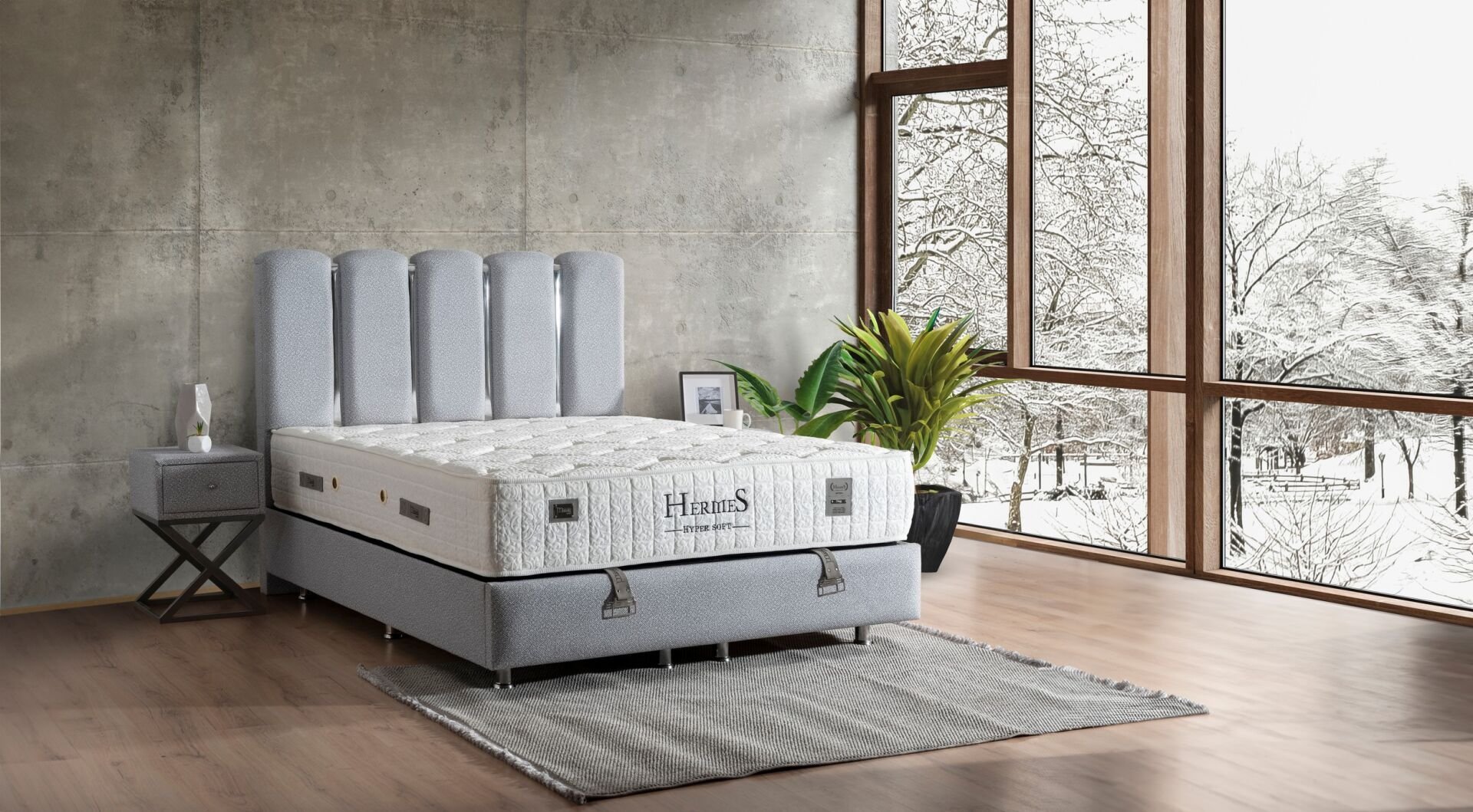 Kermes 140x190 Çift Kişilik Baza MBL1201