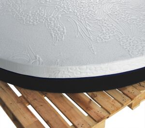 Round Visco 220x220 Çift Kişilik Yuvarlak Yatak LMN106
