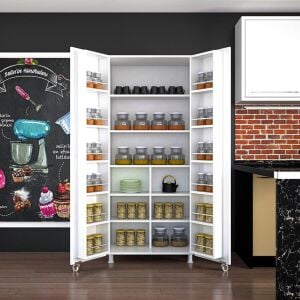 Jumbo Beyaz Kiler Dolabı TN0425