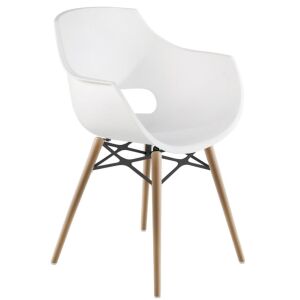 Opal Wox Pro (kayın) Beyaz Mutfak Sandalyesi PPT1332