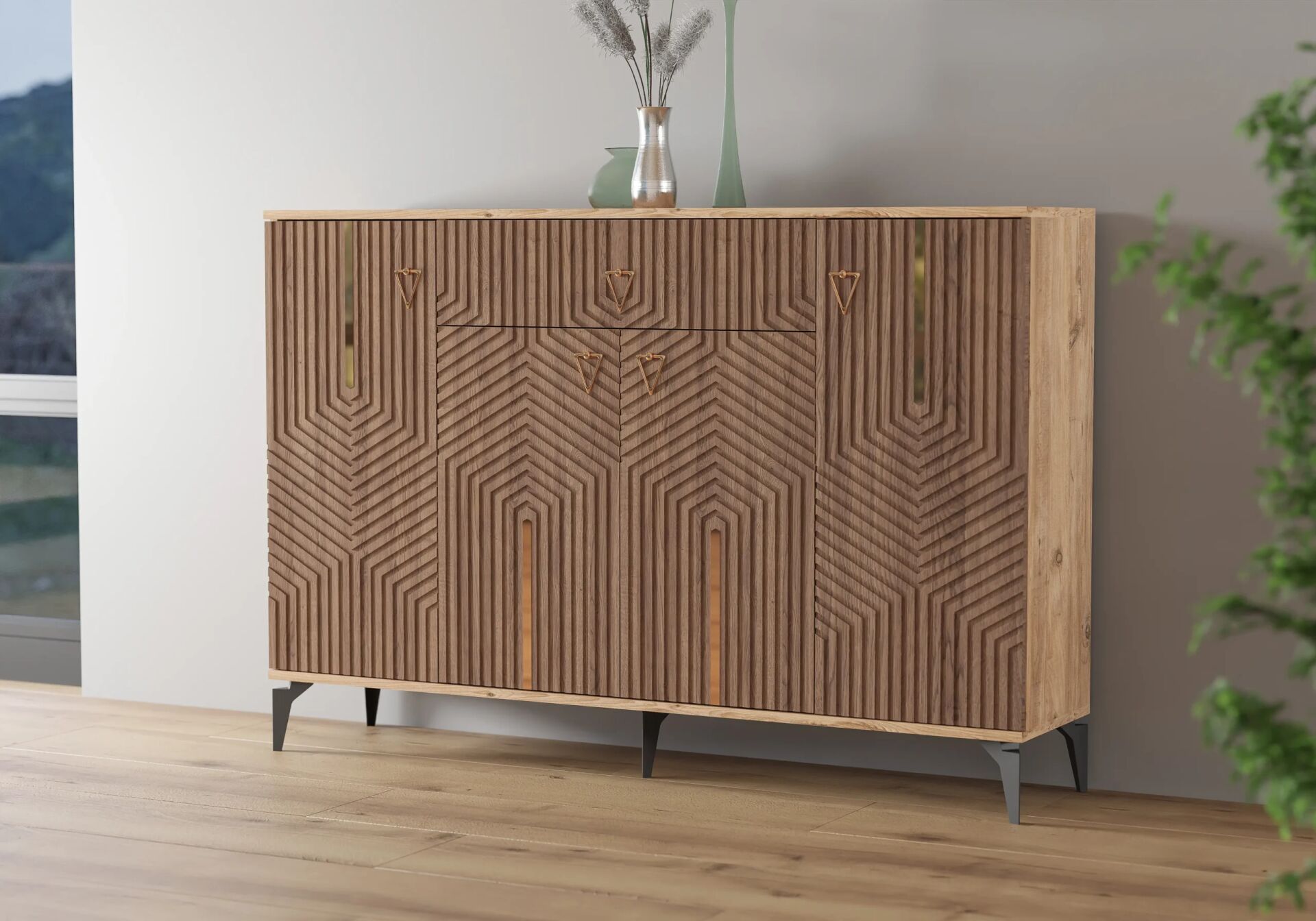 Damla Atlantik Çam-Ceviz Ayakkabılık TN0429