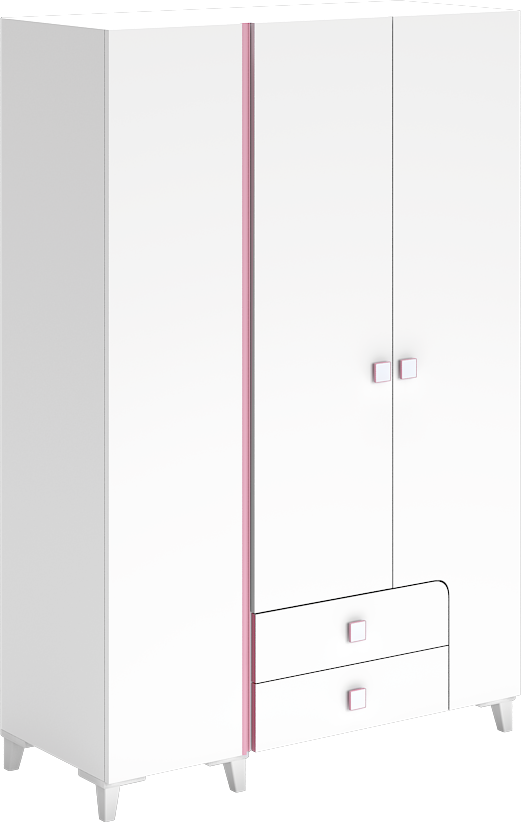 Prenses 3 Kapılı Dolap WD19010