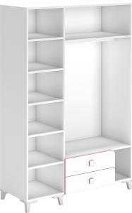 Prenses 3 Kapılı Dolap WD19010