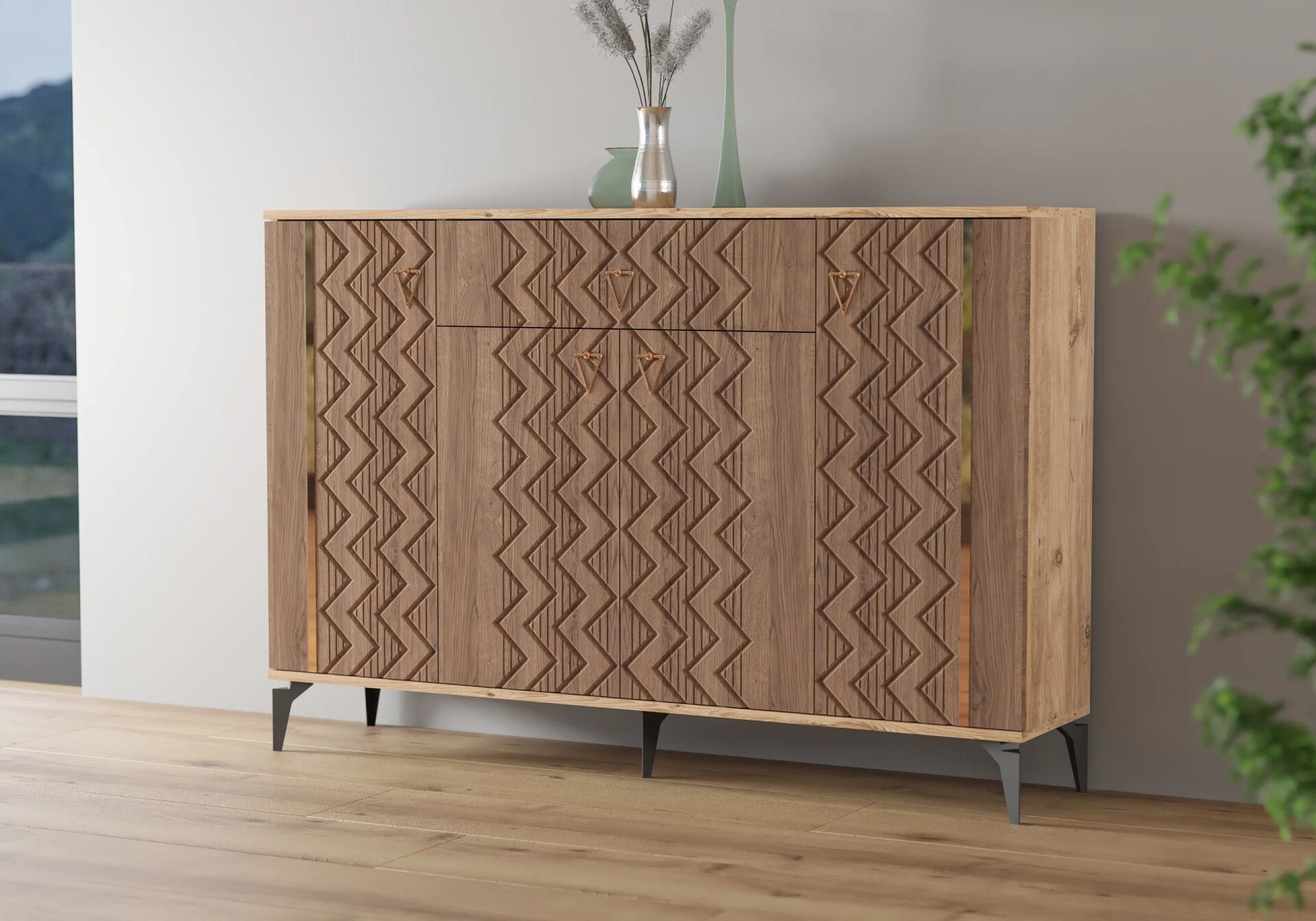 Emir Atlantik Çam-Ceviz Ayakkabılık TN0432