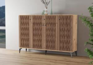 Yıldız Atlantik Çam-Ceviz Ayakkabılık TN0438