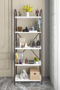 MD Metal Kitaplık Beyaz 180 cm