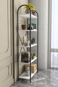 MD Metal Kitaplık Beyaz 180 cm