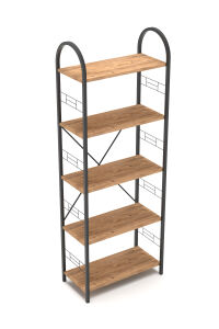 MD Metal Kitaplık Atlantik Çam 180 cm