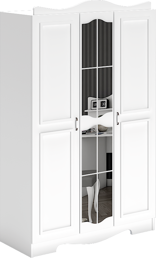 Rüyam 3 Kapılı Aynalı Dolap WD26009