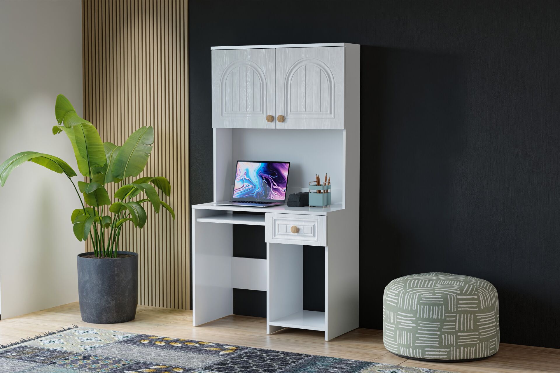 Vera Bohem Çalışma Masası - Beyaz TN0342