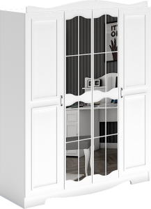 Rüyam 4 Kapılı Aynalı Dolap WD26019