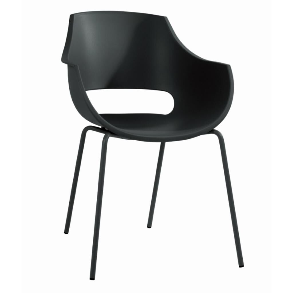 Opal-ML Pro Siyah - Siyah Mutfak Sandalyesi PPT1356