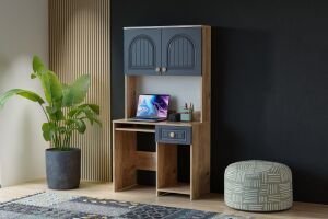 Vera Bohem Çalışma Masası - Atlantik Çam / Antrasit TN0350