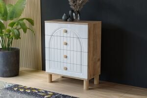 Vera Bohem Genç Odası Takımı - Atlantik Çam / Beyaz TN0353