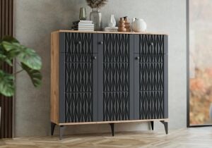 Yıldız Atlantik Çam-Antrasit Ayakkabılık TN0455