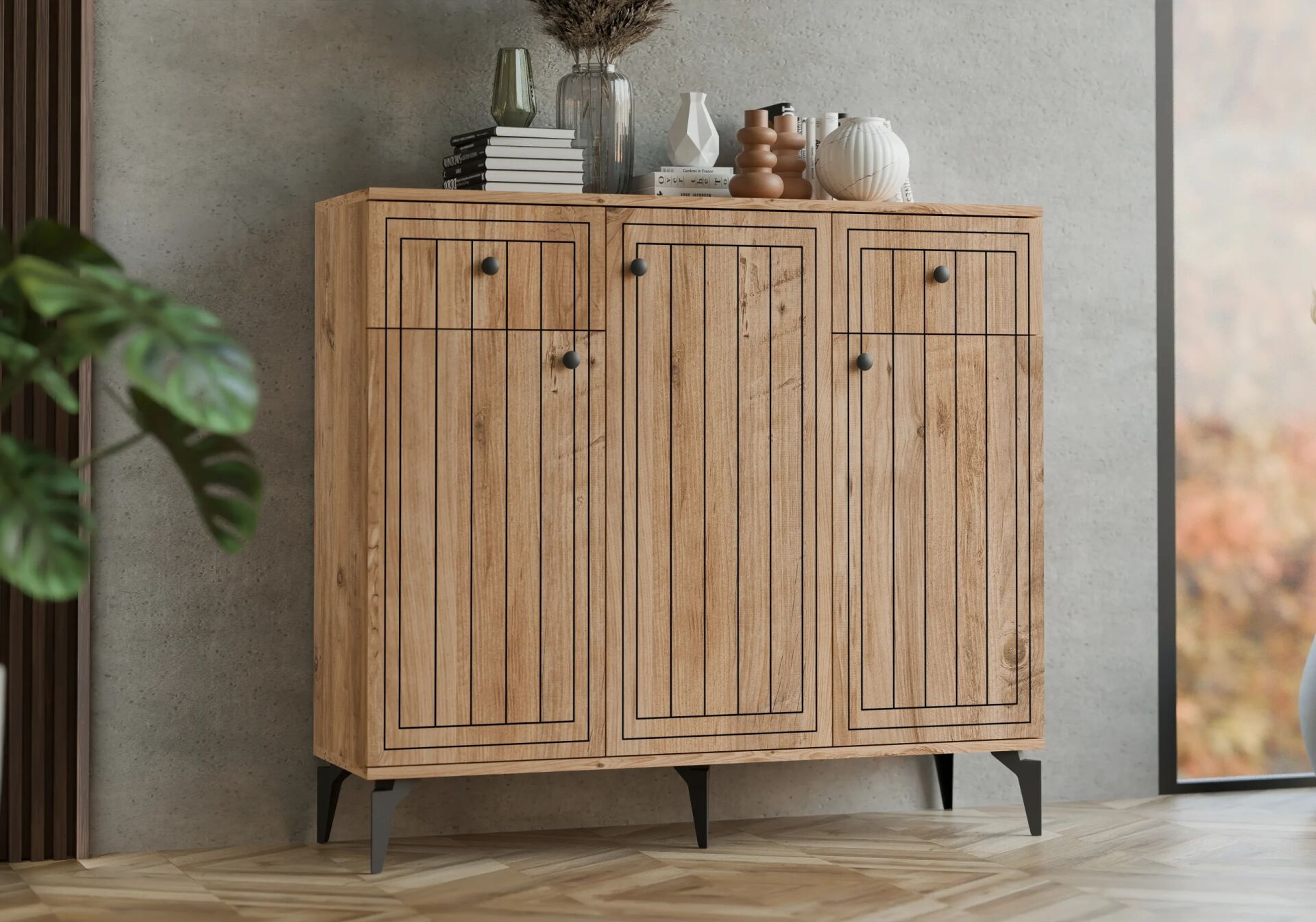 Baskılı Atlantik Çam Ayakkabılık TN0464