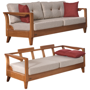 MD Flamingo İskandinav Üçlü Koltuk MDN112A