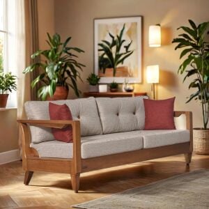 MD Flamingo İskandinav Üçlü Koltuk MDN112A