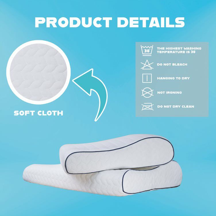 MD Neck Support Memory Foam Pillow