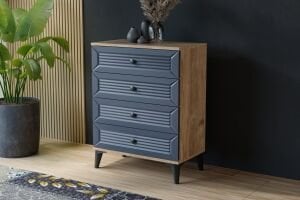 Vera Naz Şifonyer - Atlantik Çam / Antrasit TN0375