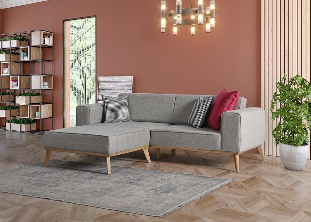 MD Barcelona Üçlü+Puf Koltuk Takımı RF105
