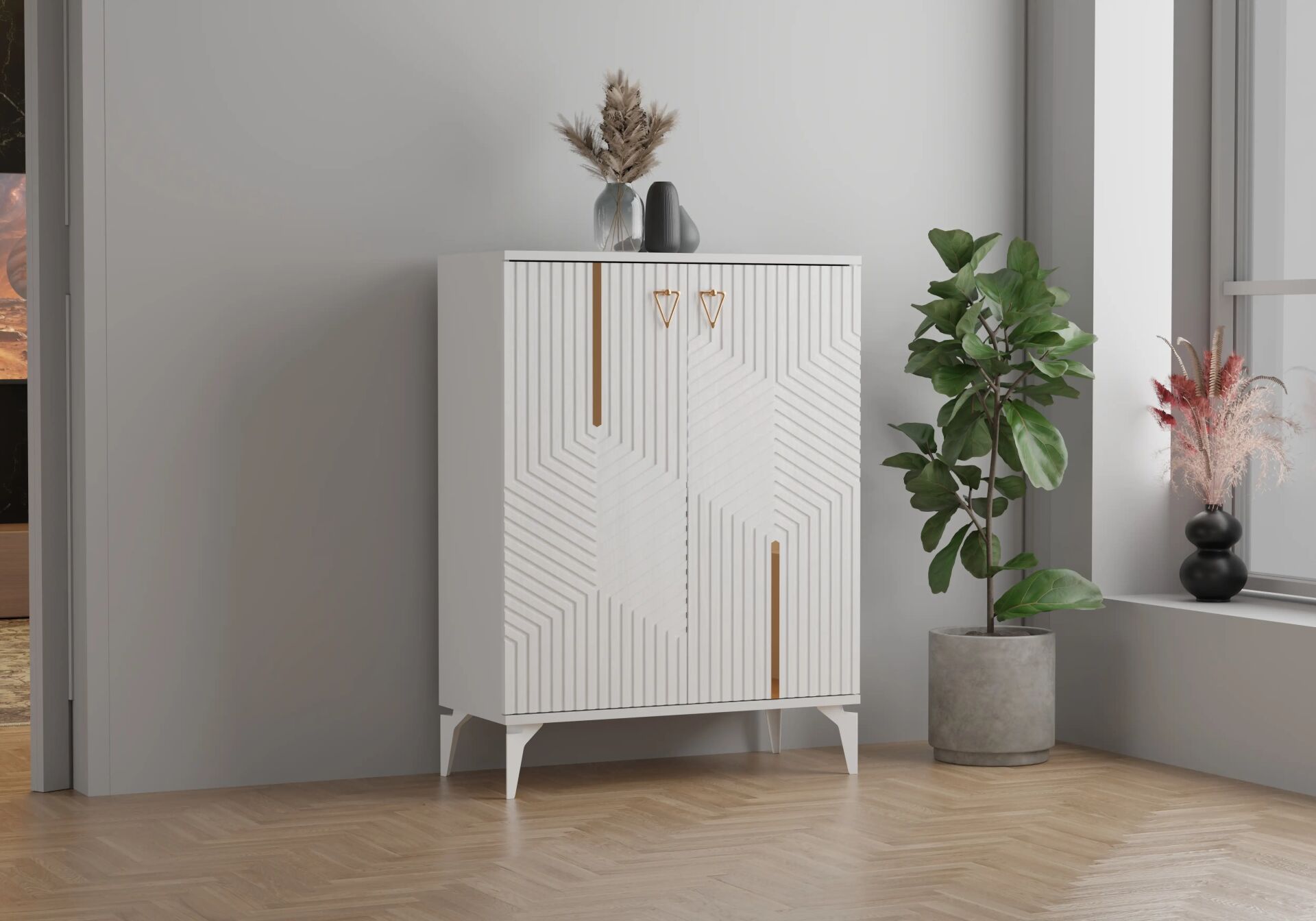 Damla Beyaz Ayakkabılık TN0479