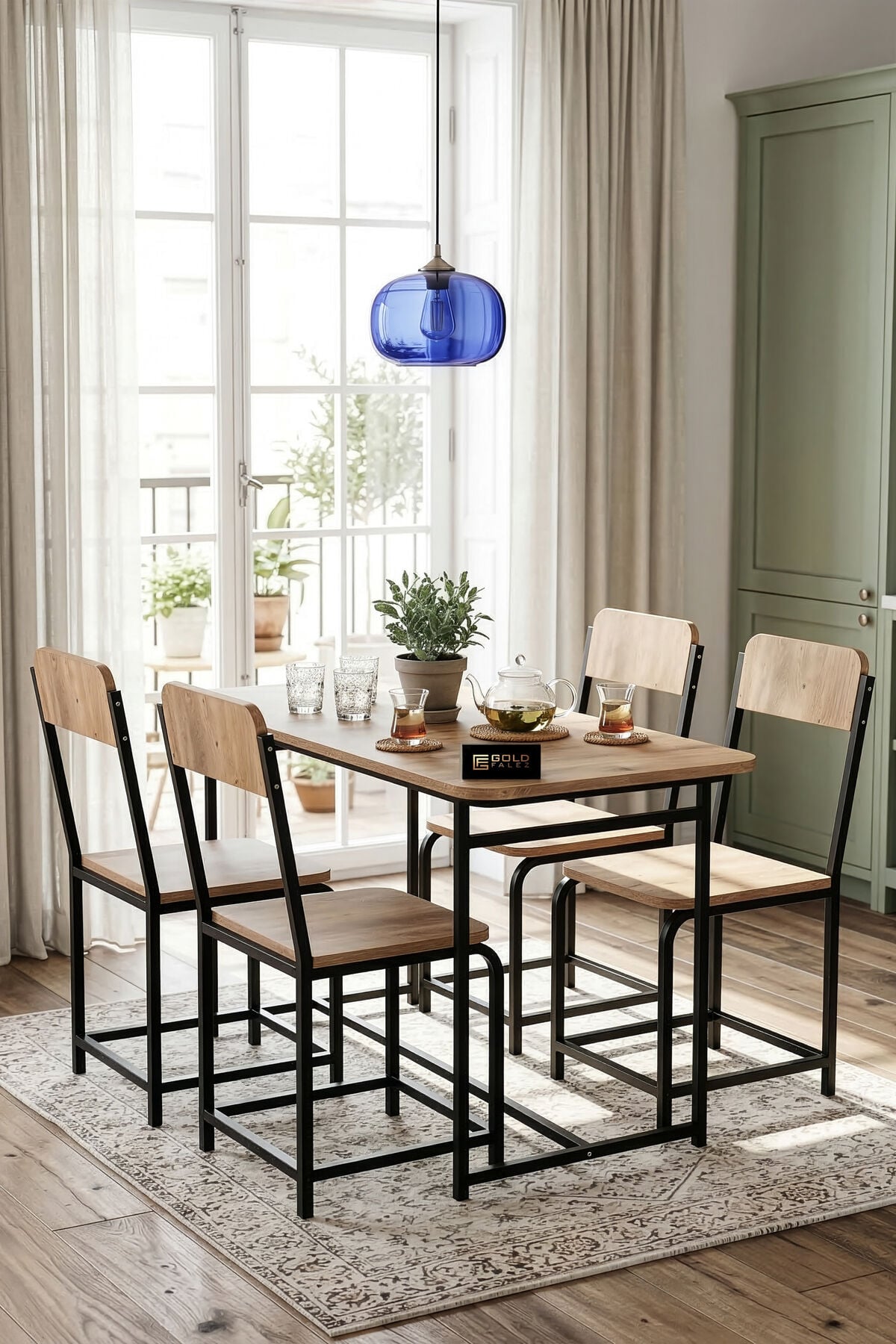 MD Minor Kitchen Table Set Melamine-faced chipboard Coffee...