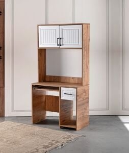 Uzay Çalışma Masası - Atlantik Çam / Beyaz TN0387