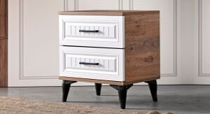 Uzay Komodin - Atlantik Çam / Beyaz TN0390