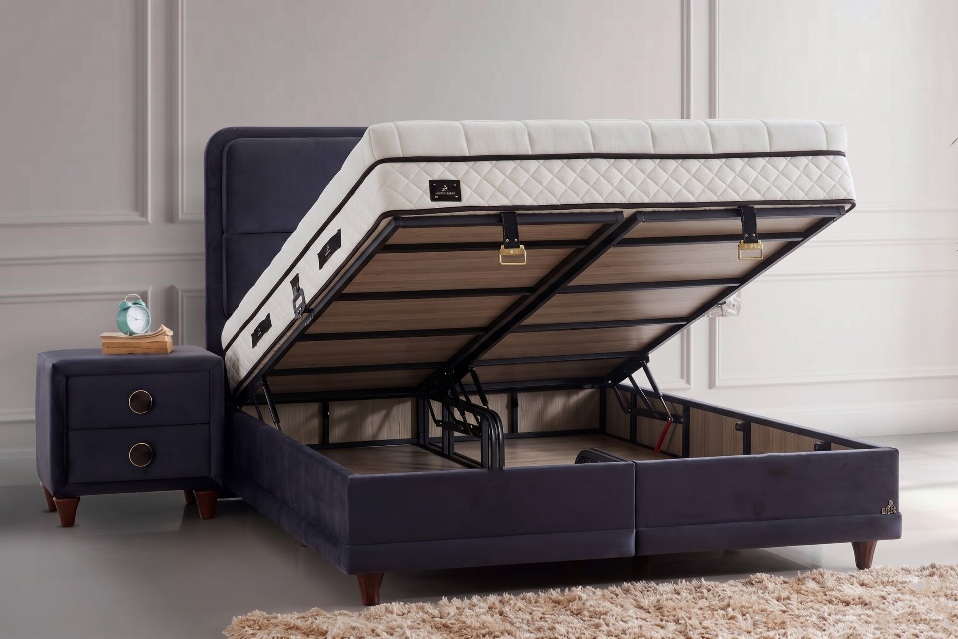 Torino 120x200 Tek Kişilik Baza, Başlık Seti CP1424