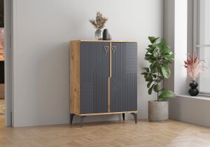 Alin Atlantik Çam-Antrasit Ayakkabılık TN0486