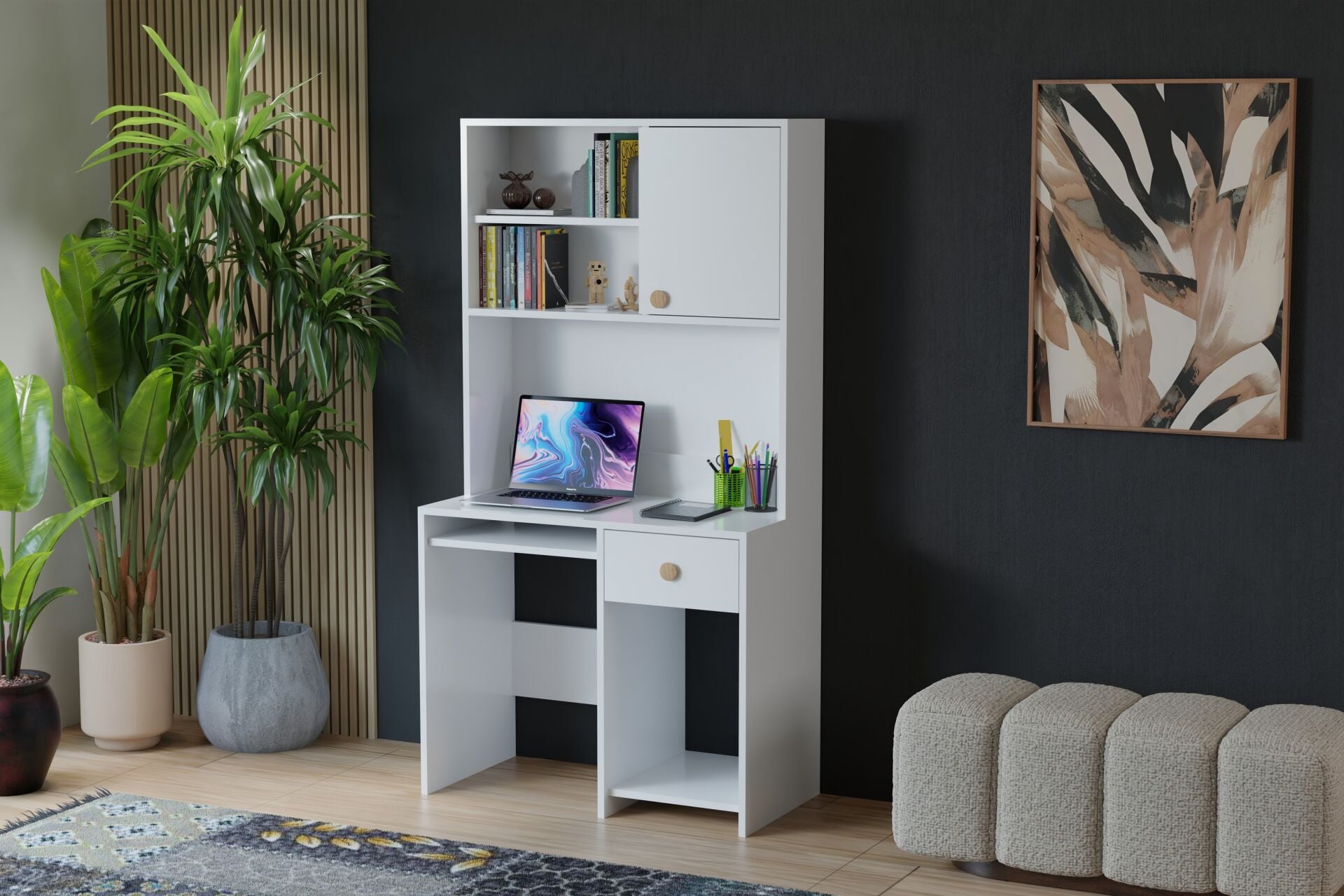 Vera Çalışma Masası - Beyaz TN0396