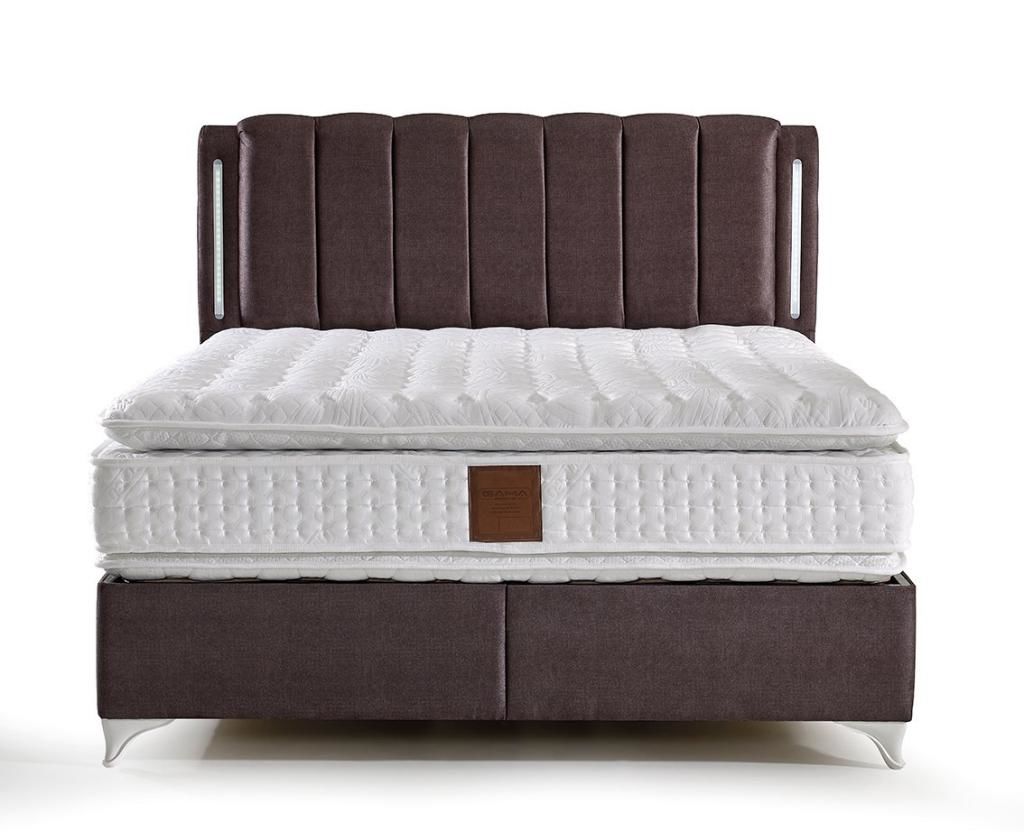 MD Double 150x200 Çift Kişilik Yatak, Baza, Başlık Seti GM108