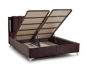 MD Double 150x200 Çift Kişilik Yatak, Baza, Başlık Seti GM108