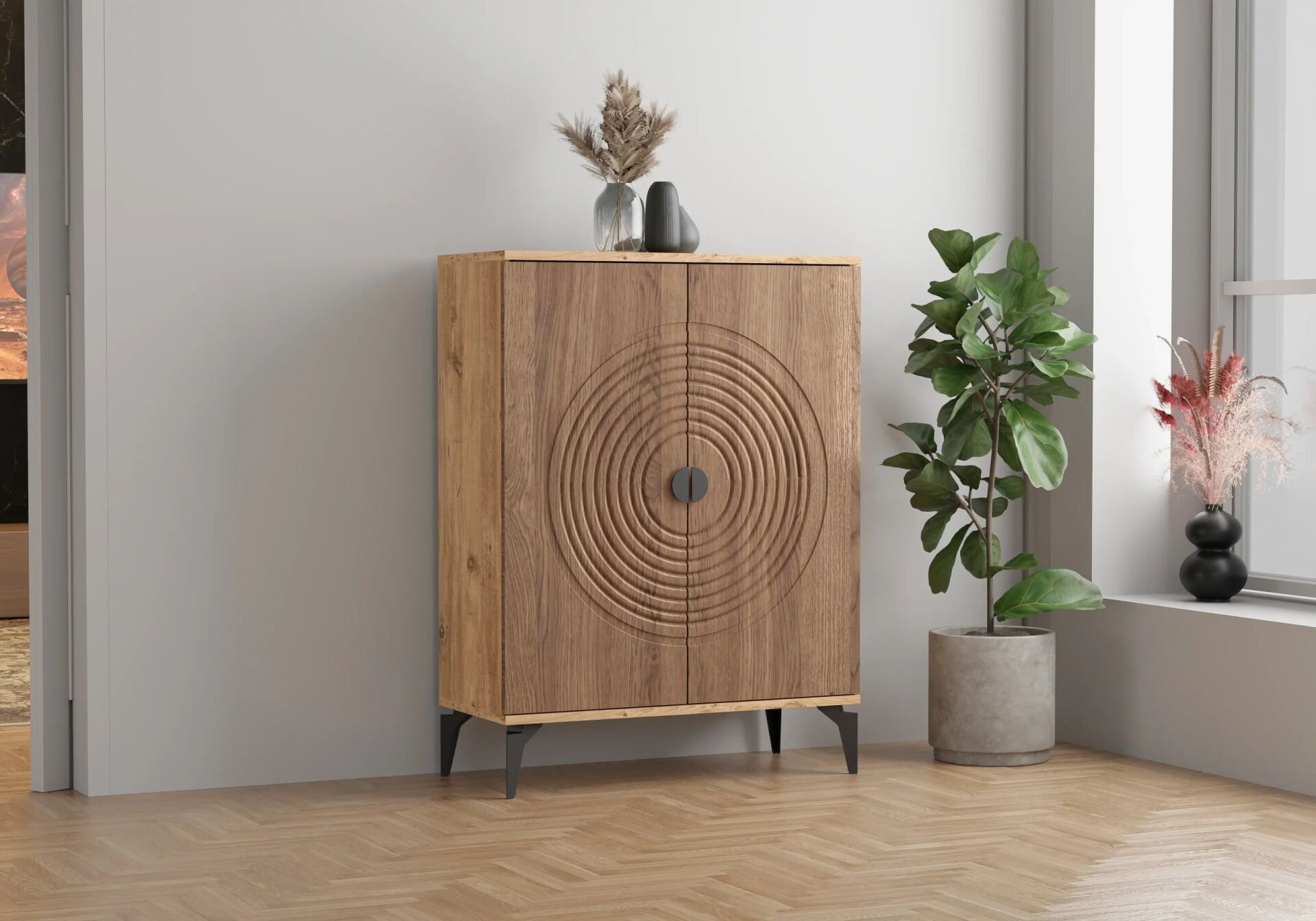 Karya Atlantik Çam-Ceviz Ayakkabılık TN0493