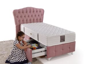 MD Angel - Smart 120x200 Tek Kişilik Baza, Başlık Seti GM1174