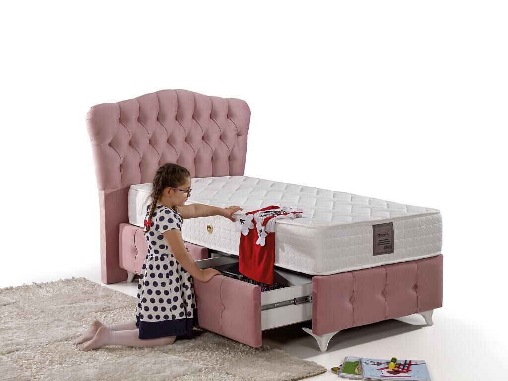 MD Angel - Smart 90x190 Tek Kişilik Baza, Başlık Seti GM1174