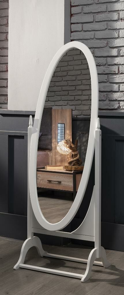 Full-Length Mirror, White GKR516