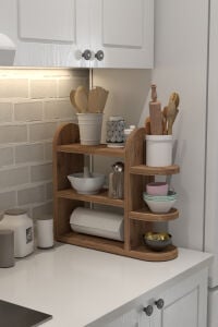 MD Baharatlık Havluluk Rafı Çam