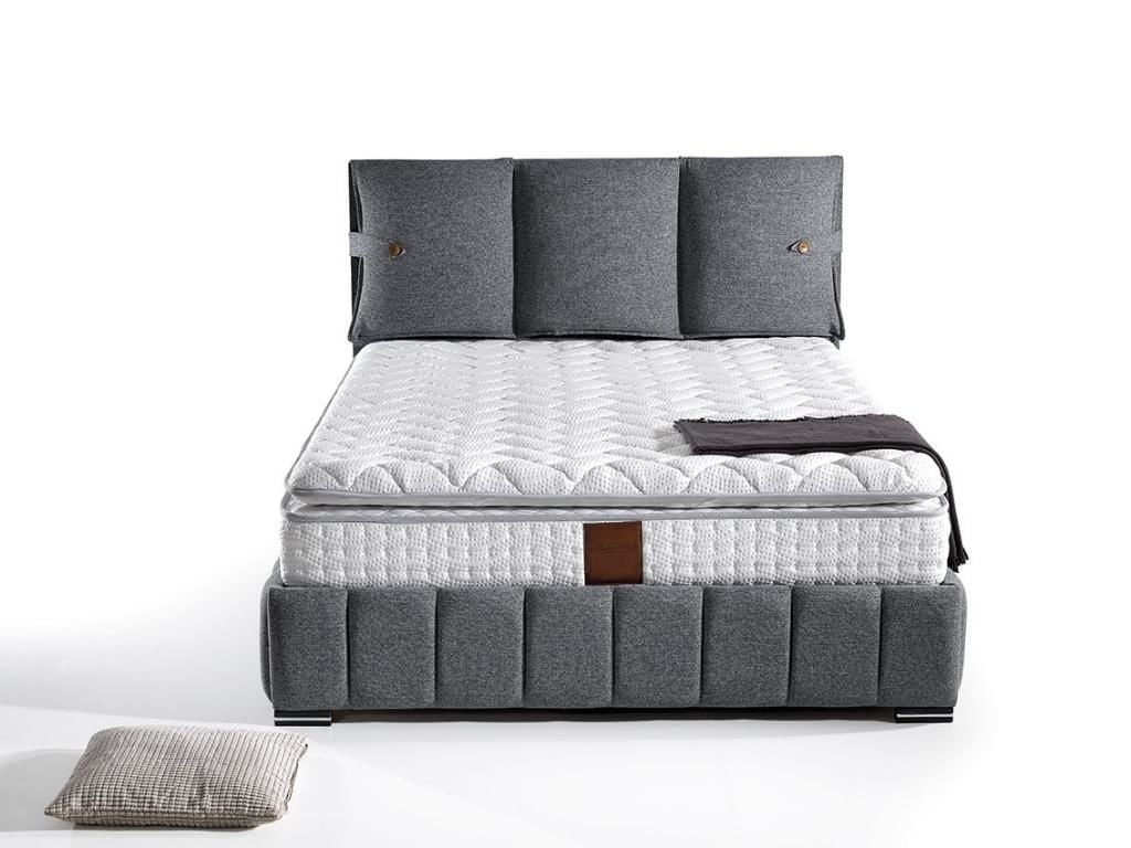 MD Grande 150x200 Çift Kişilik Yatak, Baza, Başlık Seti GM109
