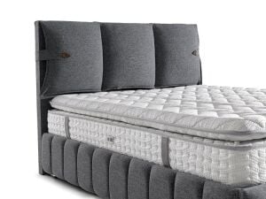 MD Grande 150x200 Çift Kişilik Yatak, Baza, Başlık Seti GM109