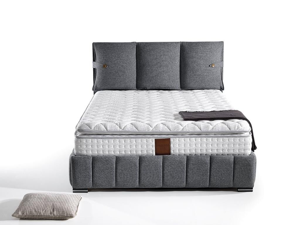 MD Grande 200x200 Çift Kişilik Yatak, Baza, Başlık Seti GM109