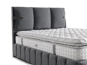MD Grande 200x200 Çift Kişilik Yatak, Baza, Başlık Seti GM109