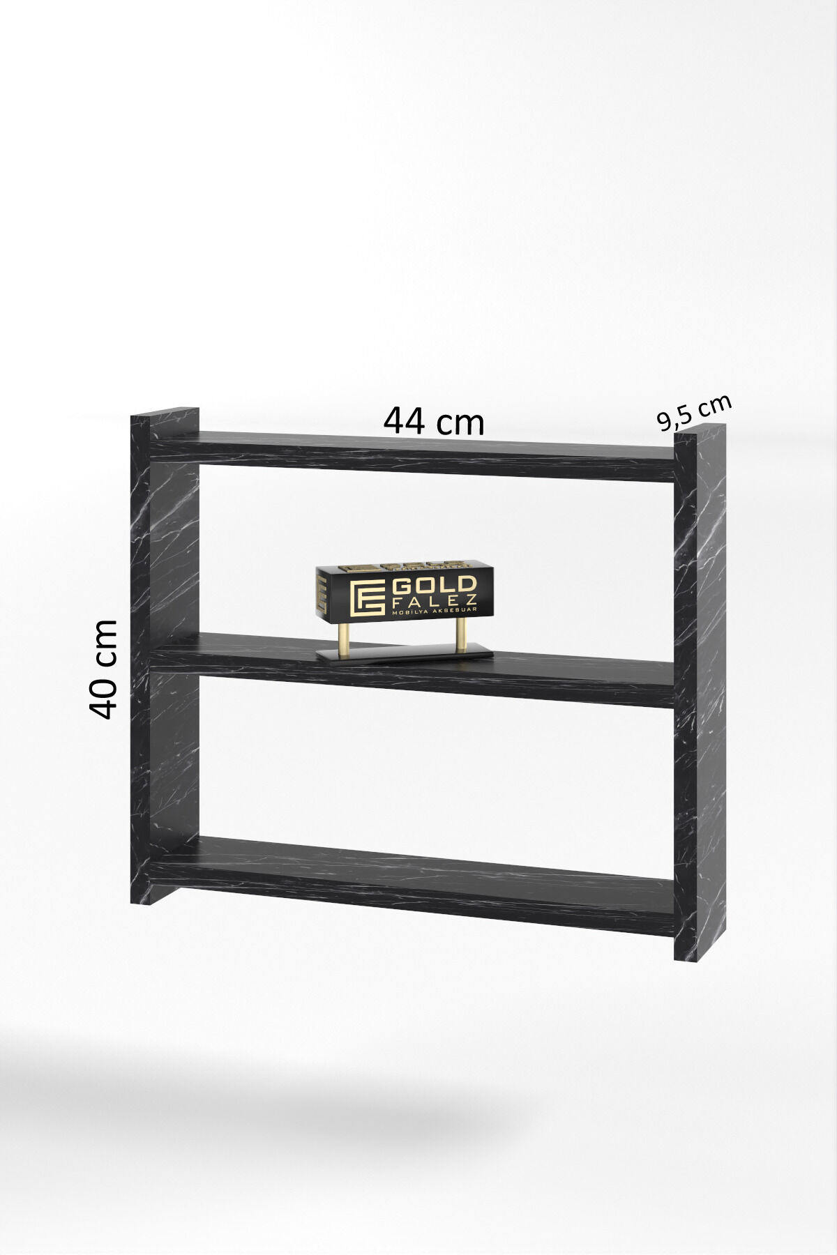MD 3-Tier Countertop Organiser Black